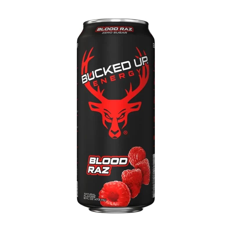Lata de Bucked Up Energy Blood Raz