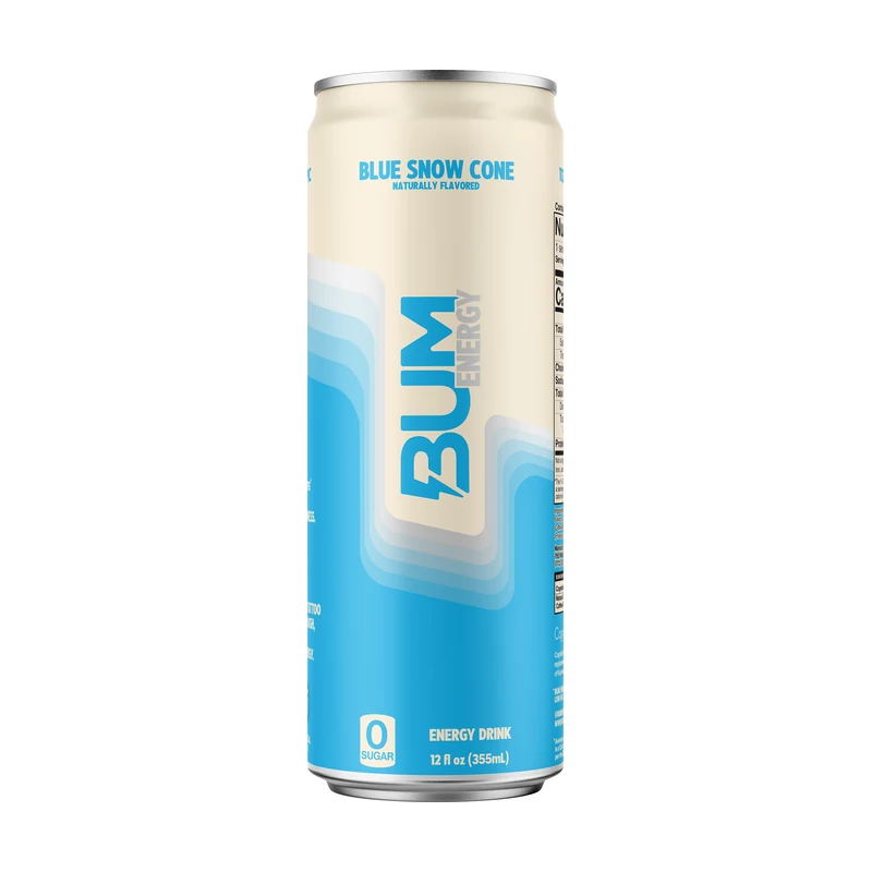 Lata de BUM Energy Blue Snow Cone