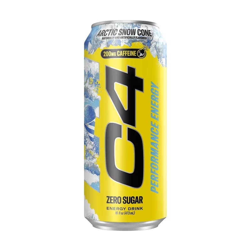 Lata de C4 Performance Energy Arctic Snow Cone