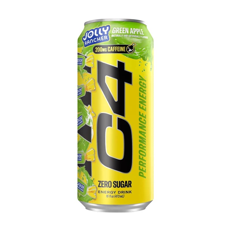 Lata de C4 Performance Energy x Jolly Rancher Green Apple