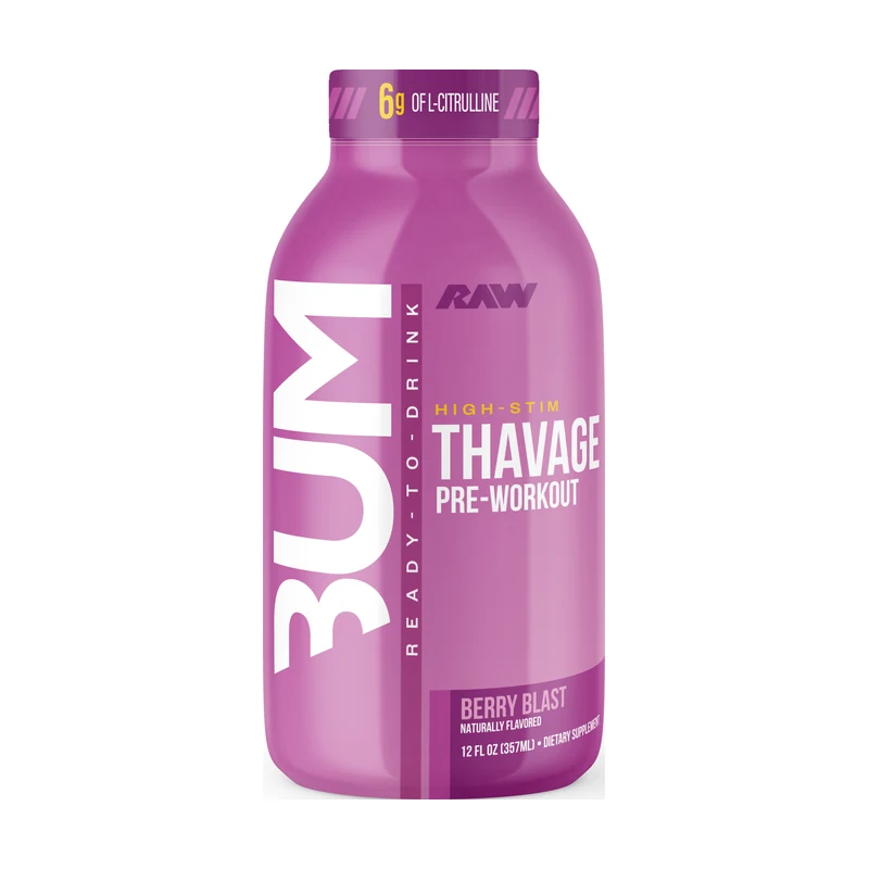 Botella de CBUM Thavage RTD Berry Blast