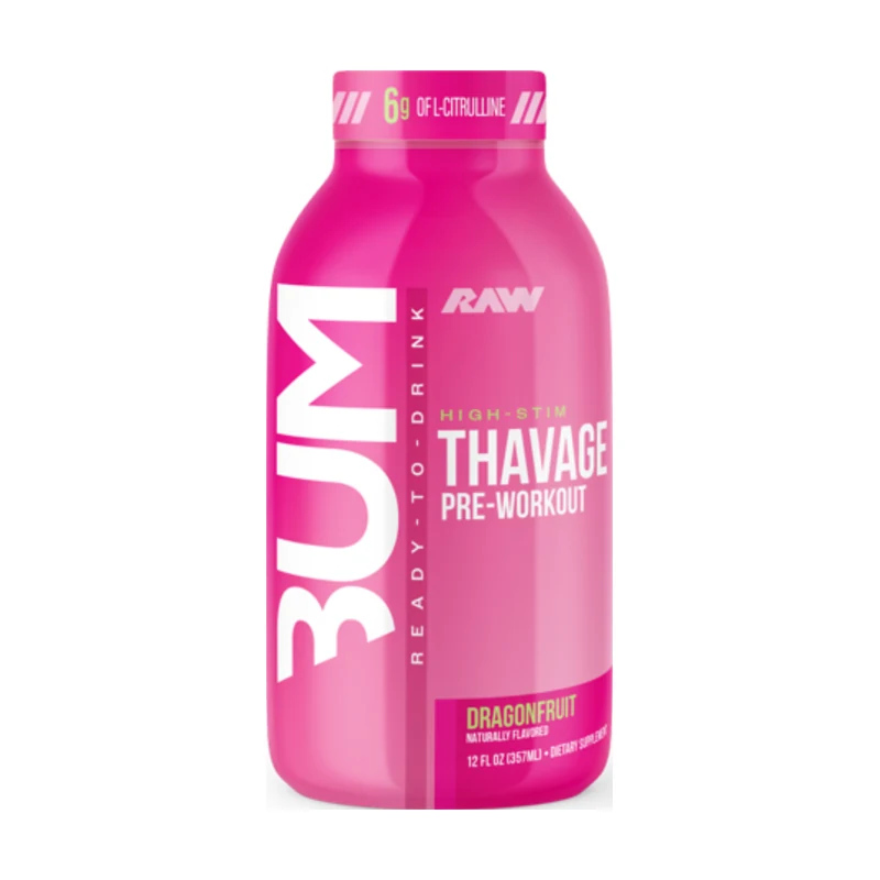 Botella de CBUM Thavage RTD Dragonfruit