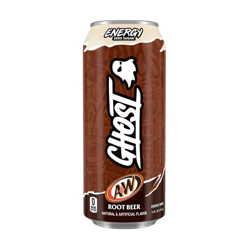 Lata de Ghost Energy x A&W Root Beer