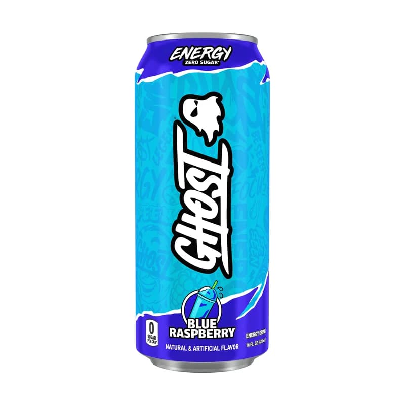 Lata de Ghost Energy Blue Raspberry