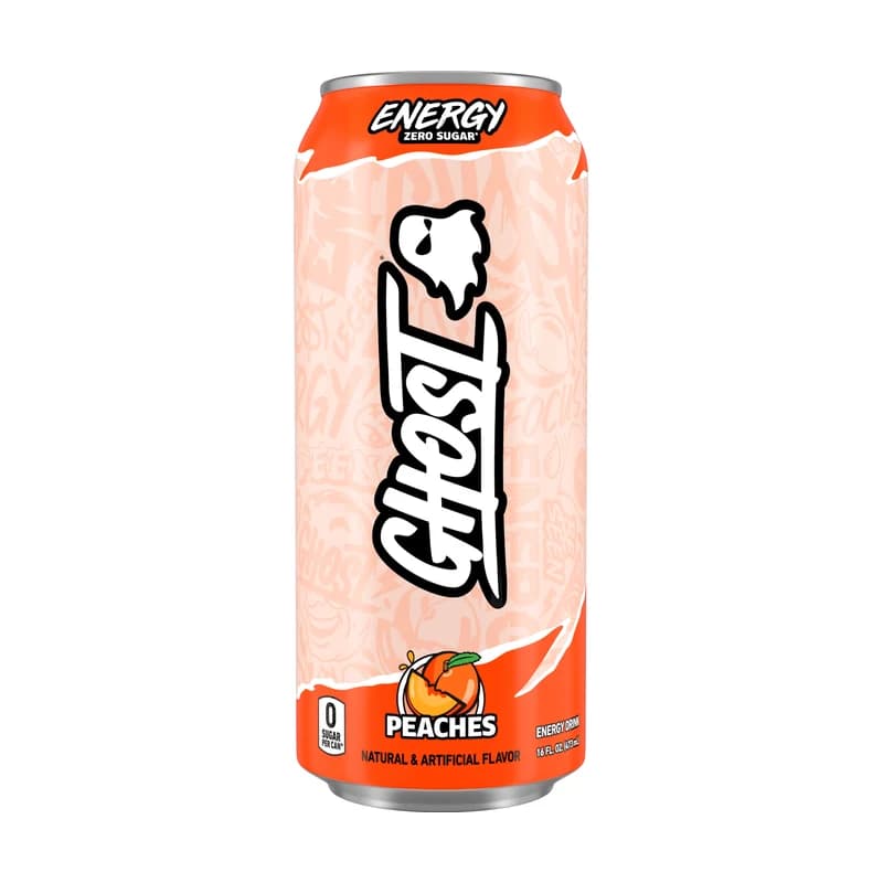 Lata de Ghost Energy Peaches