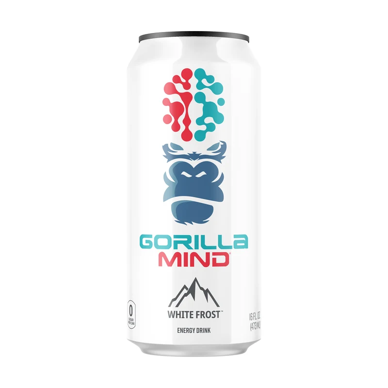 Lata de Gorilla Mind Energy White Frost