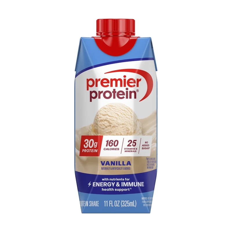 Envase de Premier Protein Shake Vanilla