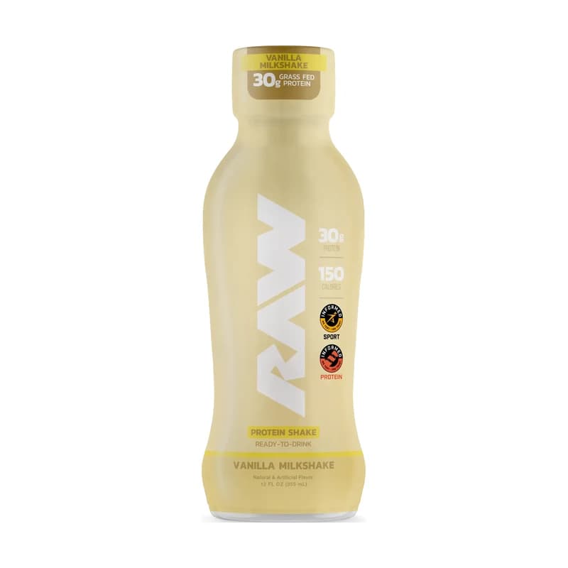 Botella de RAW Protein Shake Vanilla Milkshake